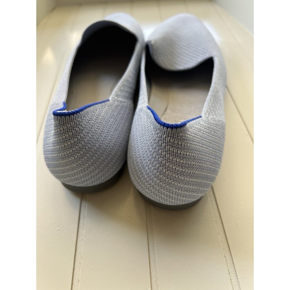 Rothy's Slip On Loafer Walking Shoes Light Periwinkle Blue Size 9 - Picture 8 of 11